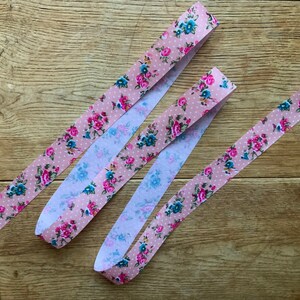 Pink Floral Polka Dot Webband