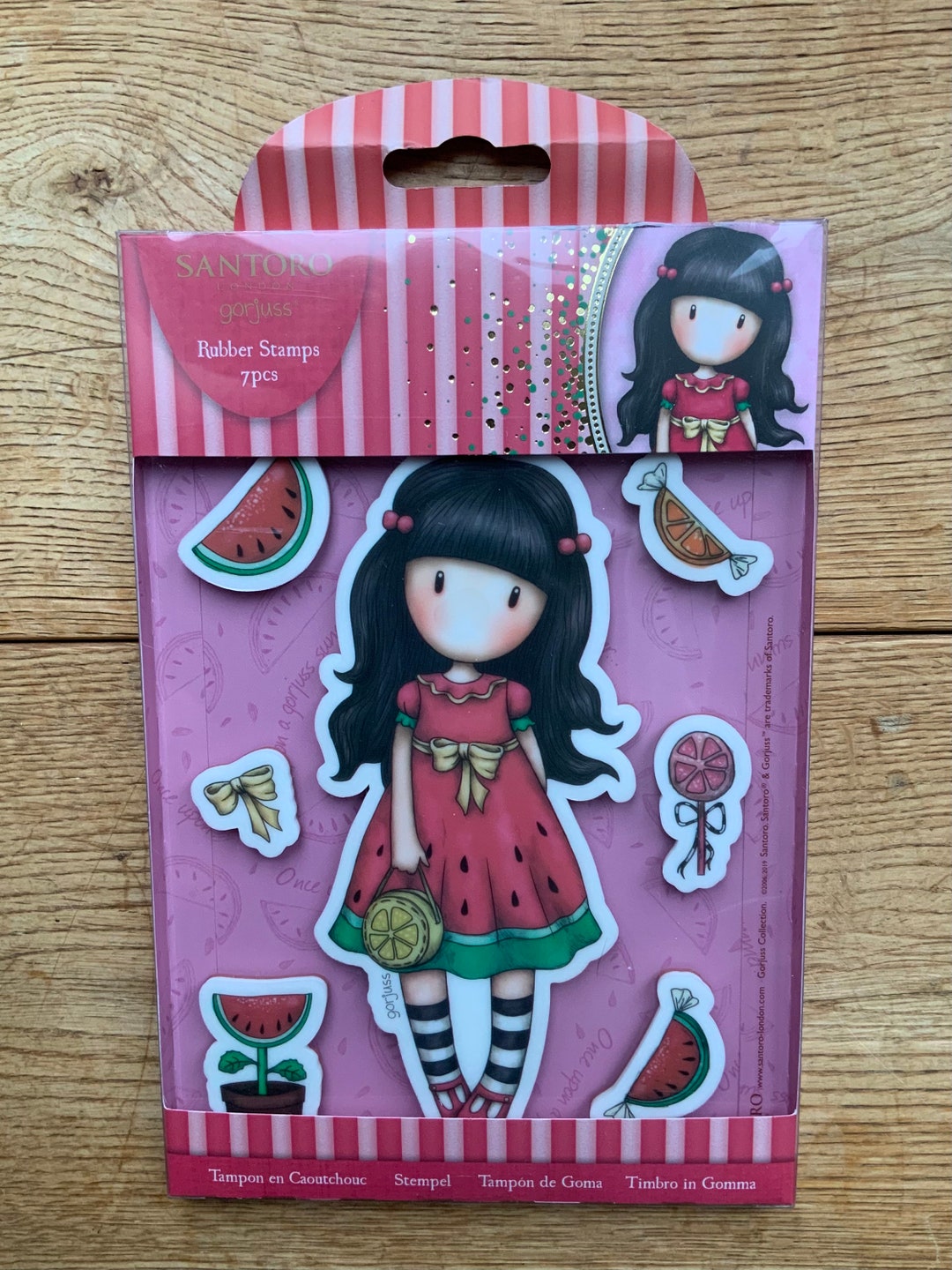 Santoro London Gorjuss Rubber Stamp Set - Light As A Feather [GOR-ES