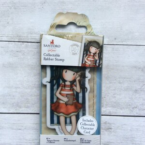 Santoro Gorjuss Sammlerstück Ministempel Nr. 42 Sommertage Liegestuhl