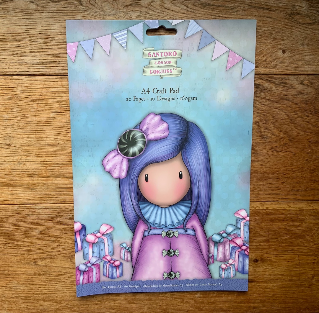 Santoro Gorjuss Birthday Collection A4 Craft Pad Etsy Nederland