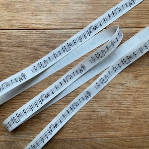 Music Score Notes Ribbon