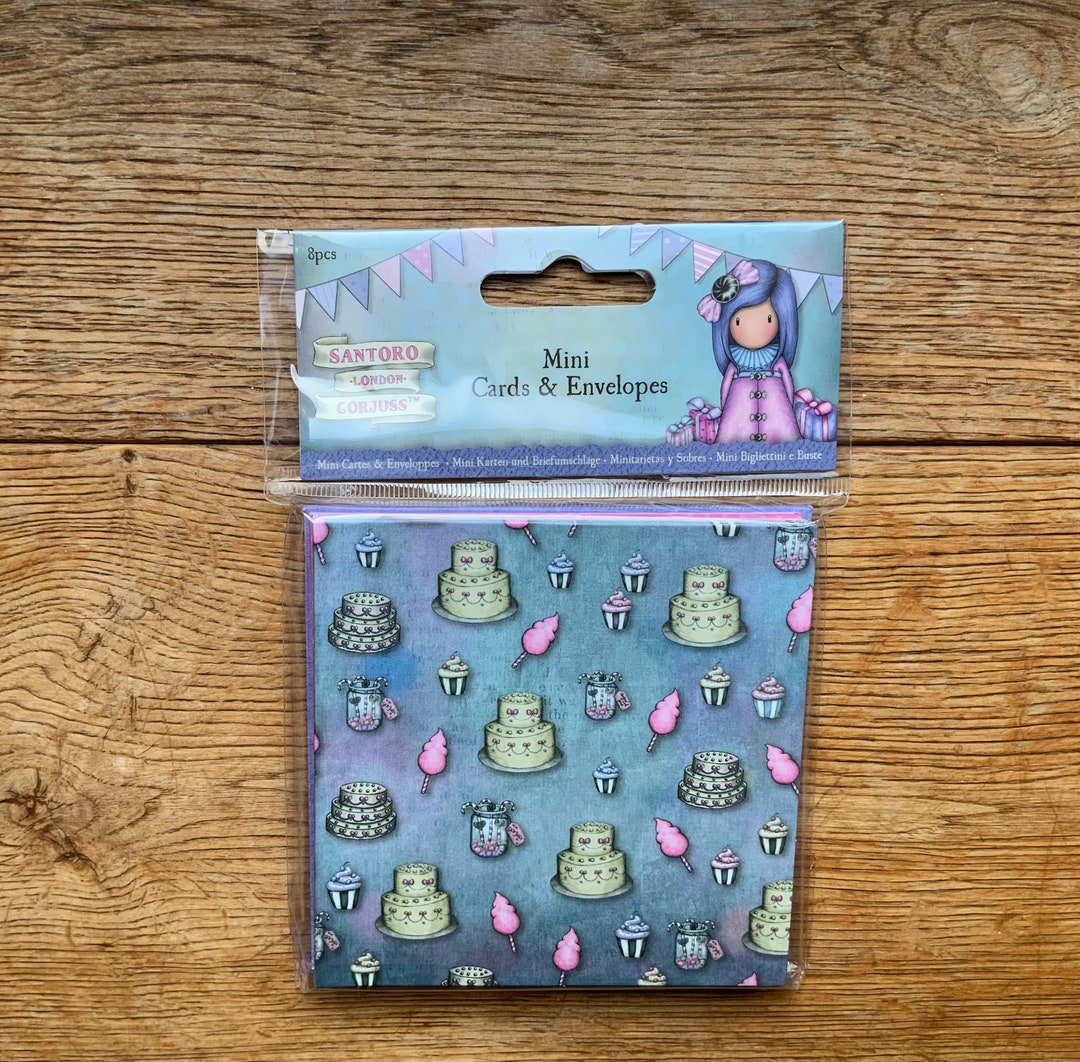 Santoro Gorjuss Birthday Collection Mini Cards & Envelopes Etsy Australia