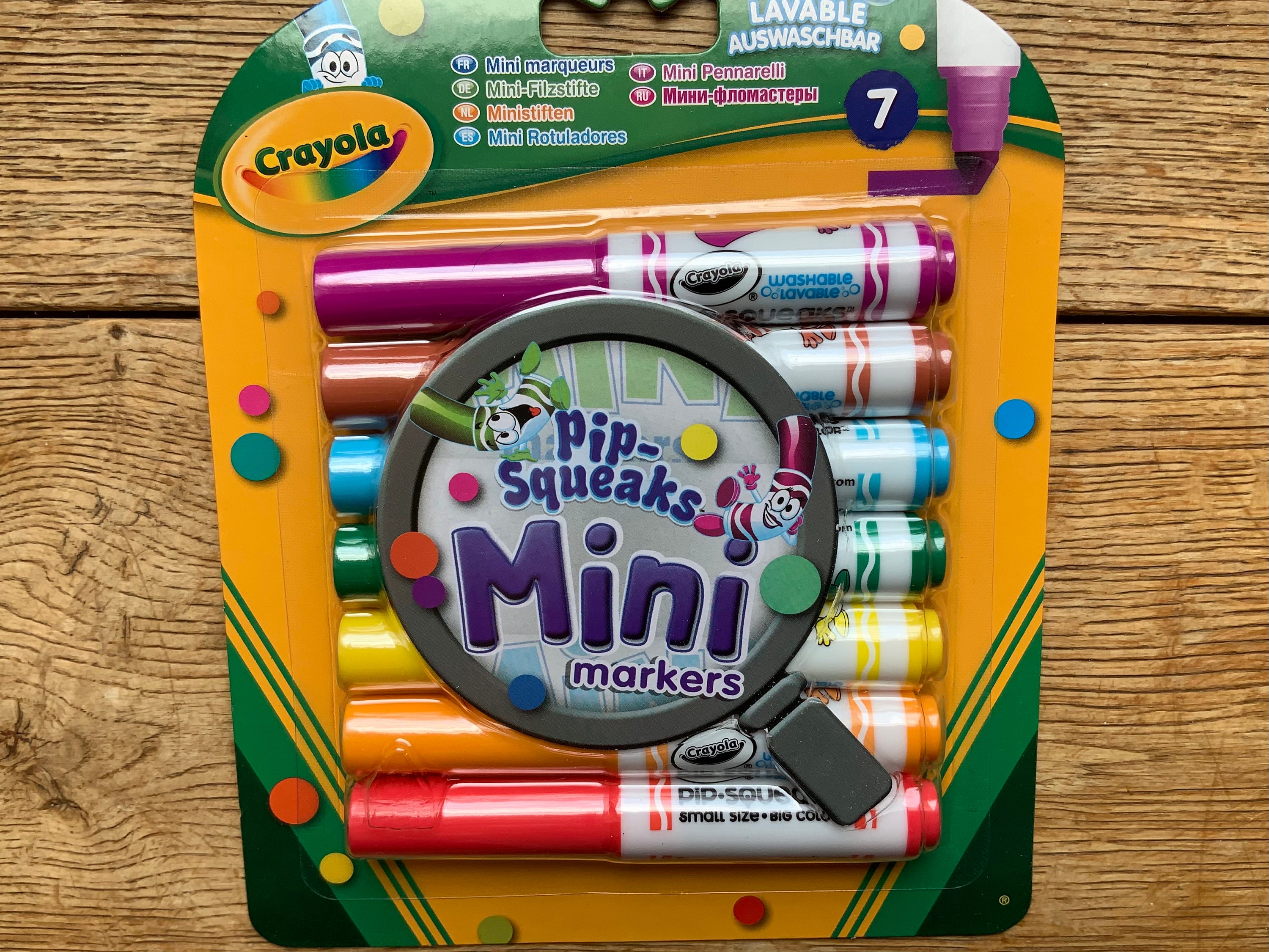 Crayola Pip Squeaks Washable Markers, Marker Set for Kids, Gifts
