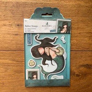 Santoro Gorjuss 6 Teiliges Stempel Set Awashed