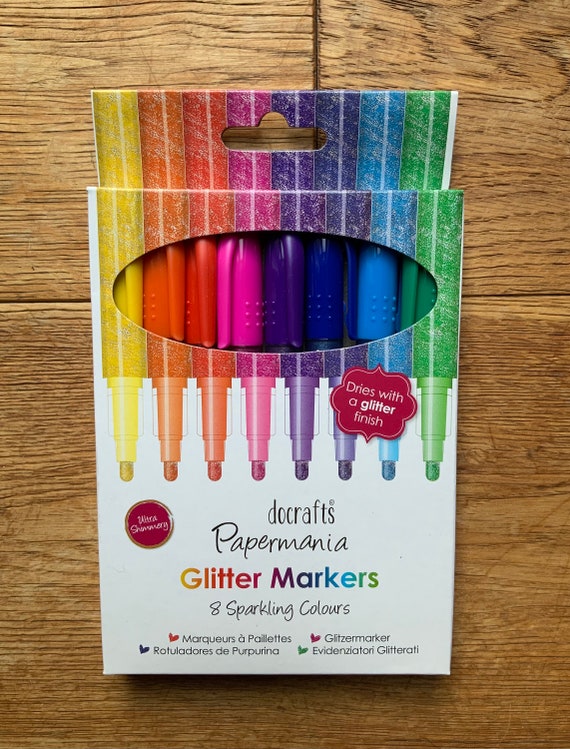 Glitter Marker Pen Set 