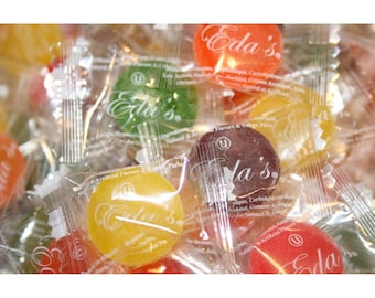 Eda's sugar free hard candy - no sugar - no fat (assorted fruit flavors)