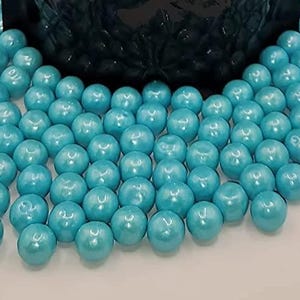 Bayside candy 0.5&quot; small gumballs (cotton candy shimmer blue 0.5&quot;, 2lb)