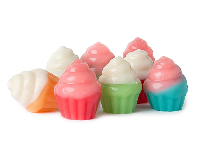 Bayside candy 3d gummy cupcakes - rainbow gummy candy - cupcake gummies