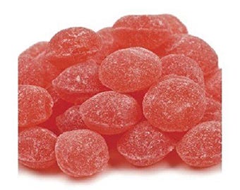 Sanded peppermint drops old fashioned hard candy 5 pounds claey's candies