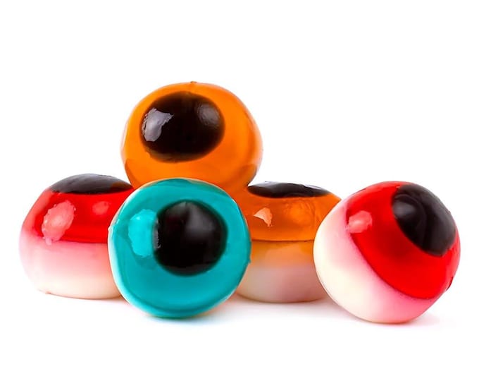 Bayside candy 3d gummy eyeballs candy - gummi edible eyeballs candy