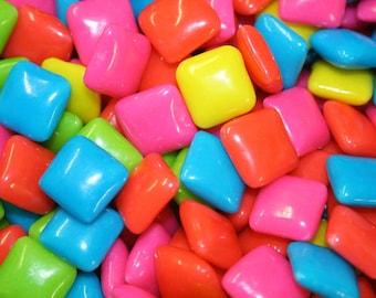 Bayside candy chiclets - chewing gum - gumball machine refills - bulk candy (tropical fruit chiclets, 3lb)