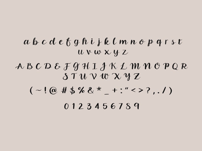 Emily Font Handwritten Font Calligraphy Font Brush | Etsy