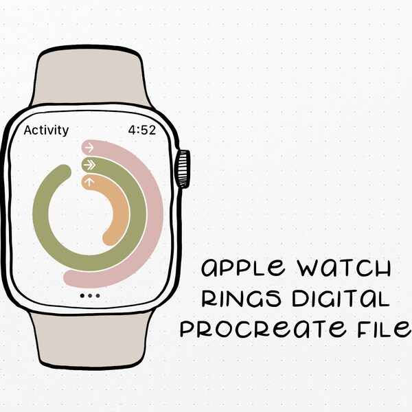 Apple Watch Close Rings Svg Etsy
