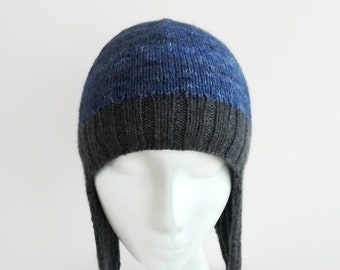 Wool Ear Flap Beanie Colorful Earflaps Hat Aviator Wool Hat