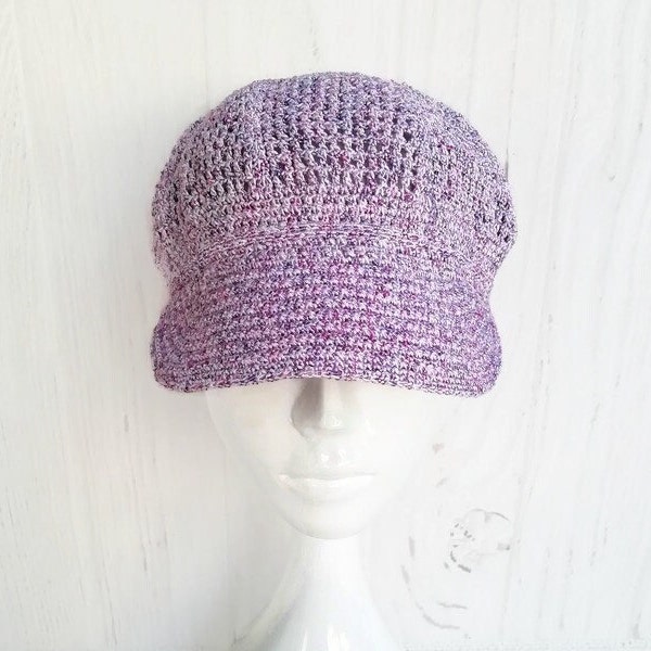 Summer Newsboy Cap. Hat Womens. Beanie with Brim. Visor Beanie. Baker Boy Caps