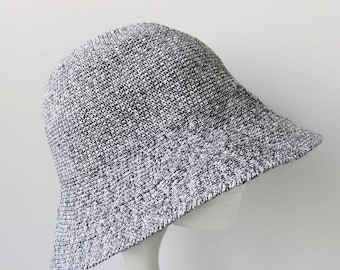 Crochet Wide Brim Sun Hat: Packable Cotton Beach Hat