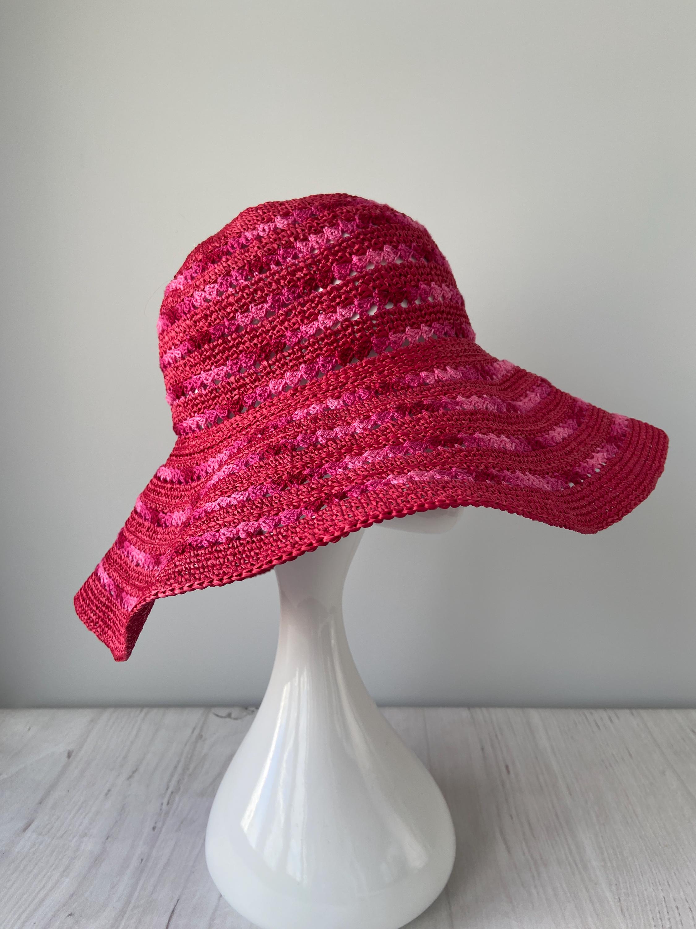 Coral Red Raffia Hat Lierys Light Twotone Trilby Straw Hat Women/Men Coral 7-7 1  main image 3