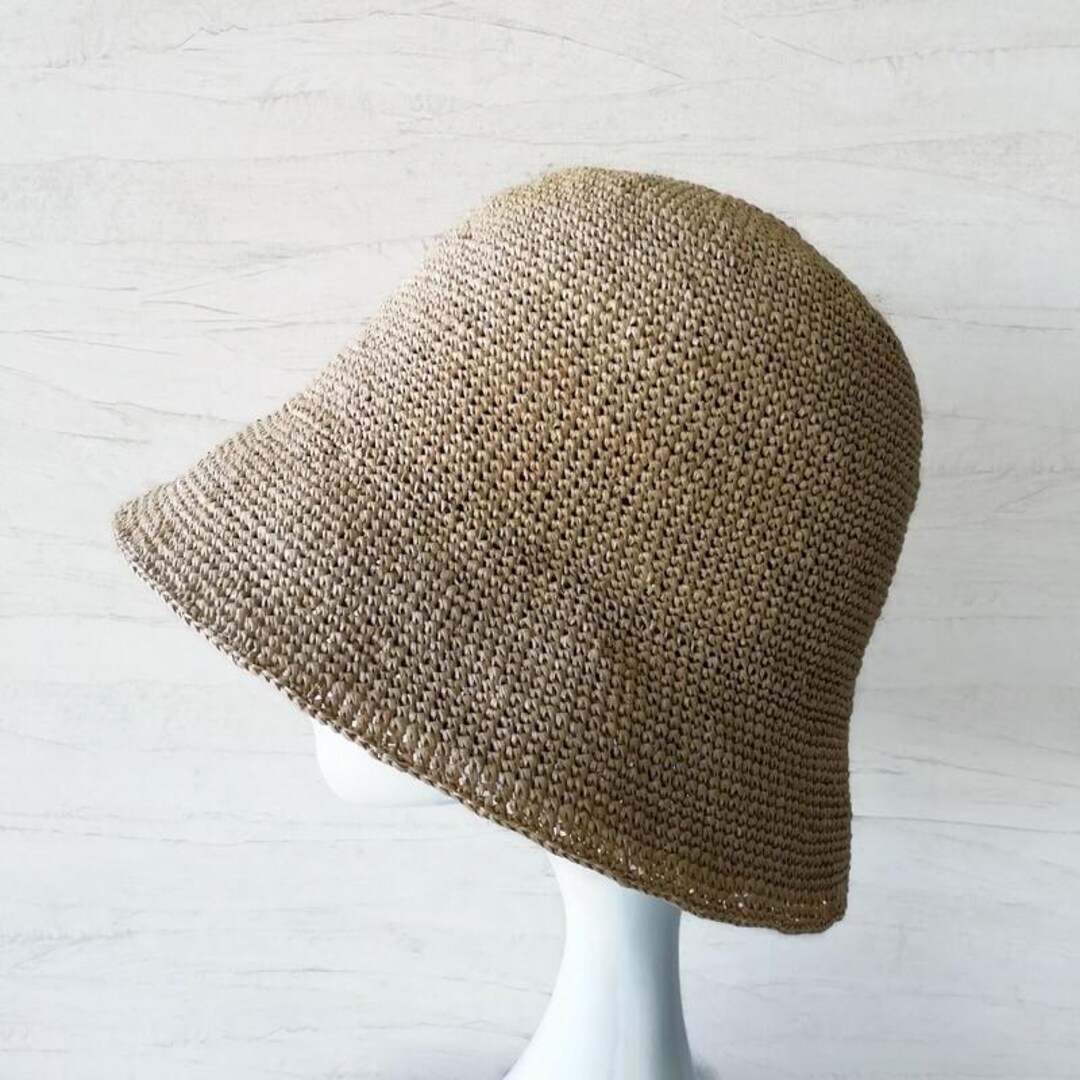 Lightweight Raffia Hat Packable Sun Hat Straw Bucket Hat