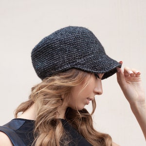 Newsboy hat women. Peaked cap. Billed hats. Women Newsboy cap. Cotton beanie hat with brim