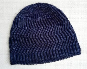 Merino Beanie Wool Hat for Men Knit Skull Cap
