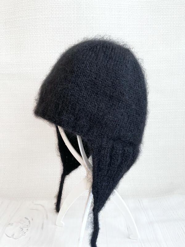 *p(R)ojectR®⭐︎Ear Flap Beanie Original One Solid Visor Beanie with Ear Flap - Fall, Black, Size