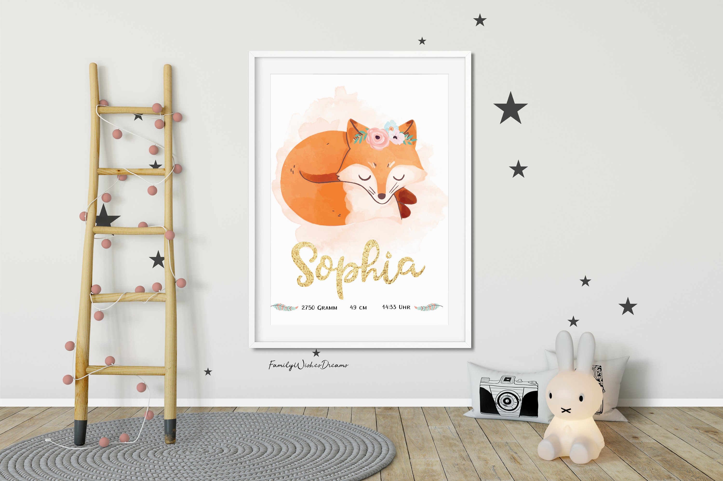 personalised baby nursery decor