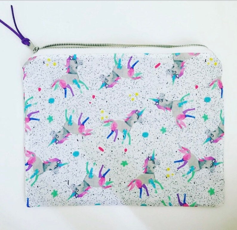 Clutches Accessories Bag Baby Shower Makeup Bag Unicorn Clutch Bridesmaid Gift Christmas Gift Unicorn Pouch