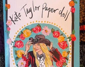 Kate Taylor Paper Doll, paper dolls, Kate Taylor