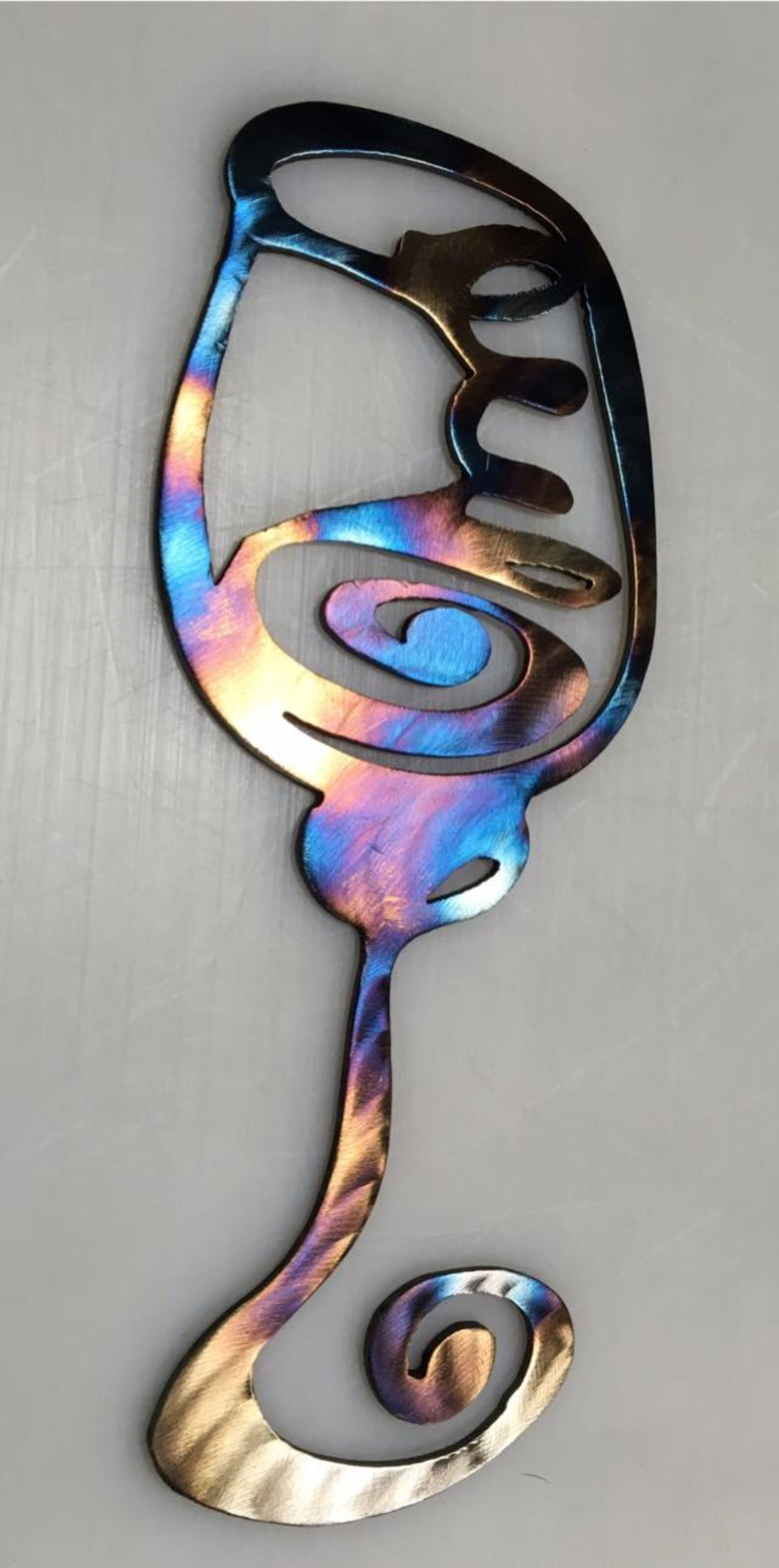 Wine Glasses Metal Wall Art 3 styles to choose from Etsy