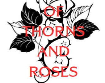 ACOTAR Book Cover and Spine SVG for Book binding. SVG File