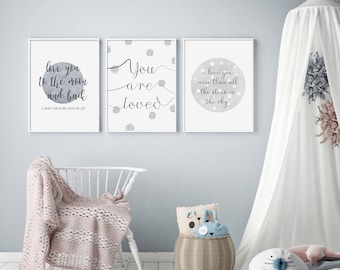 moon themed baby room