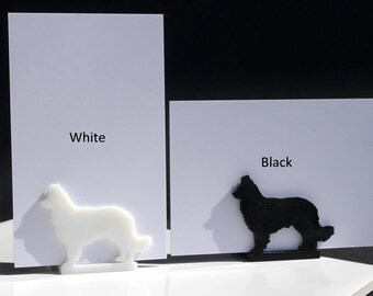 Australian Shepherd Wedding Name Stands, Herding Dog Shape Name Displays, Dog Place Holders, Collie Dog Seating Name Holder, Dog Card Stands