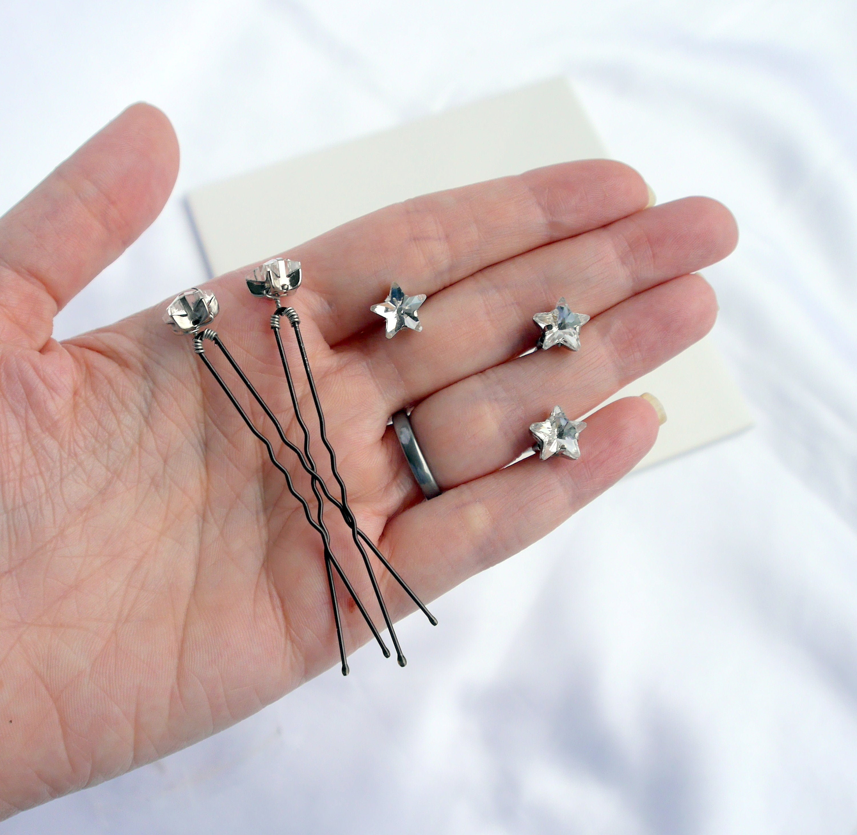 Star Hair Grips Star Ballet Hair Pins Star Hair Jewellery Etsy UK