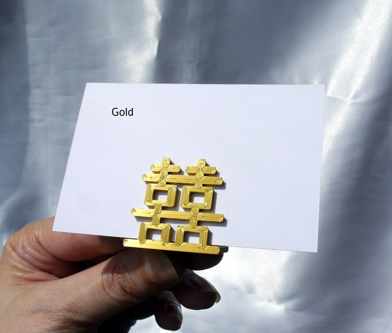 Double Happiness Symbol Wedding Name Stand Wedding Name Etsy