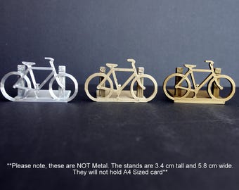 Large Push Bike Wedding Name Stand, Bicycle Wedding Name Display, Cycle Shaped Place Holder, Seating Name Holder, Pedal Bike Name Holders