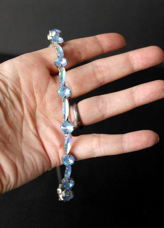 Baby blue crystal headband / neckless / choker etc Amazon.com: Sttiafay Boho Lace Choker Necklace Short  main image 2
