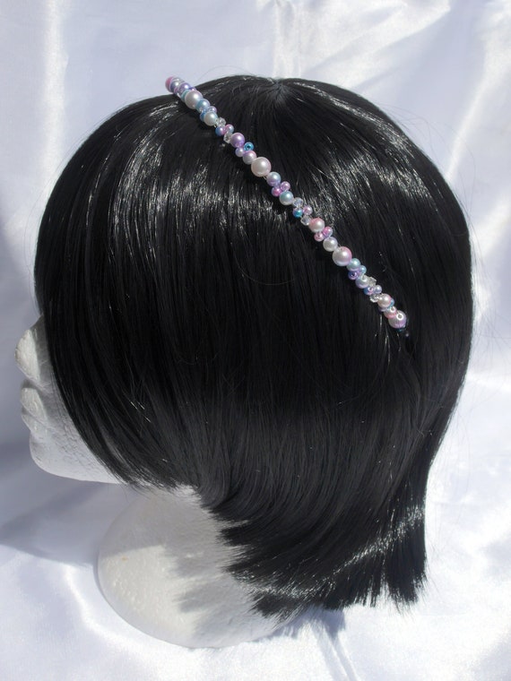 Rainbow Hair Accessory Rainbow Hair Pieces Thin Rainbow Etsy