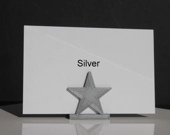 Star Wedding Name Stand, Wedding Name Display, Star Shaped Name Holders, Star Seating Name Holders, Celestial Themed Wedding Name Holders