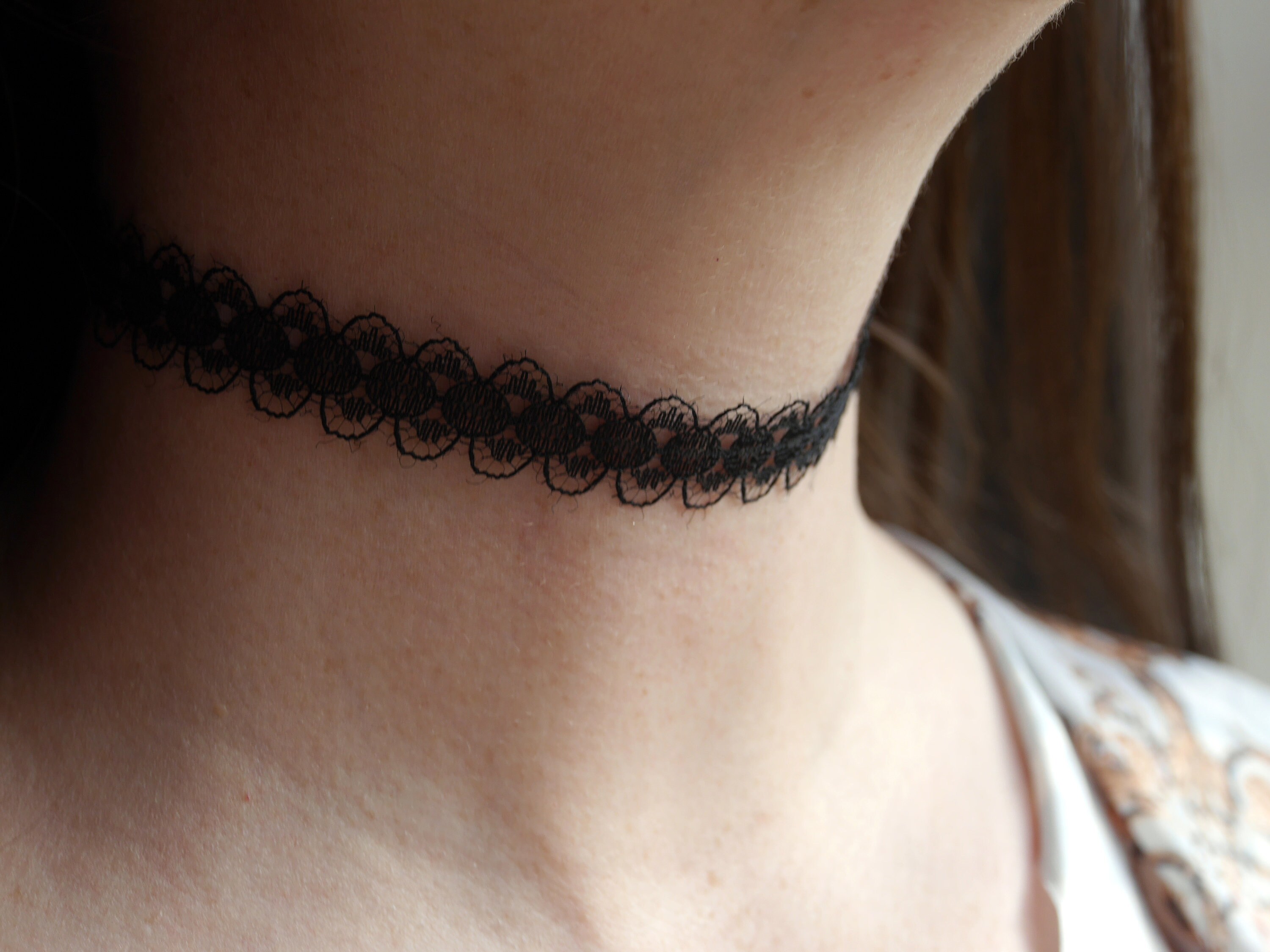 Lace Tattoo Choker Necklace