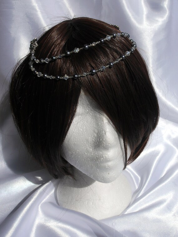 Gothic Wedding Hair Accessory Brides Hair Chain Bridal Hair Etsy