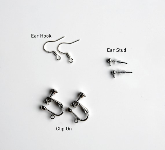 Cog and Gear Steampunk Earrings, Mech Style Silver Gear Clip
