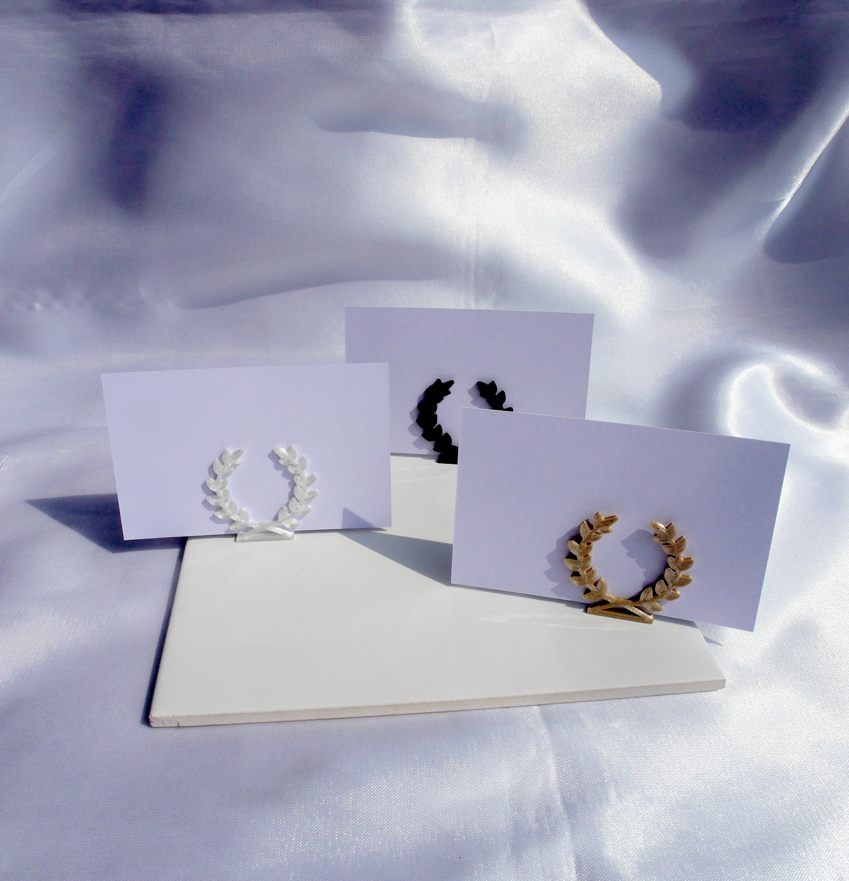 Laurel Wreath Shaped Seating Name Holders Hellenic Style -  Israel