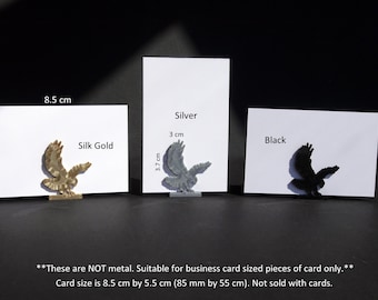 Eagle Shape Card Stands, Bald Eagle Name Display, Bird of Prey Place Holder, Wedding Seating Name Holders, American Eagle Escort Card Stands