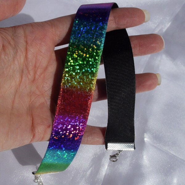 Rainbow Holo Garters (set of 2) main image 1