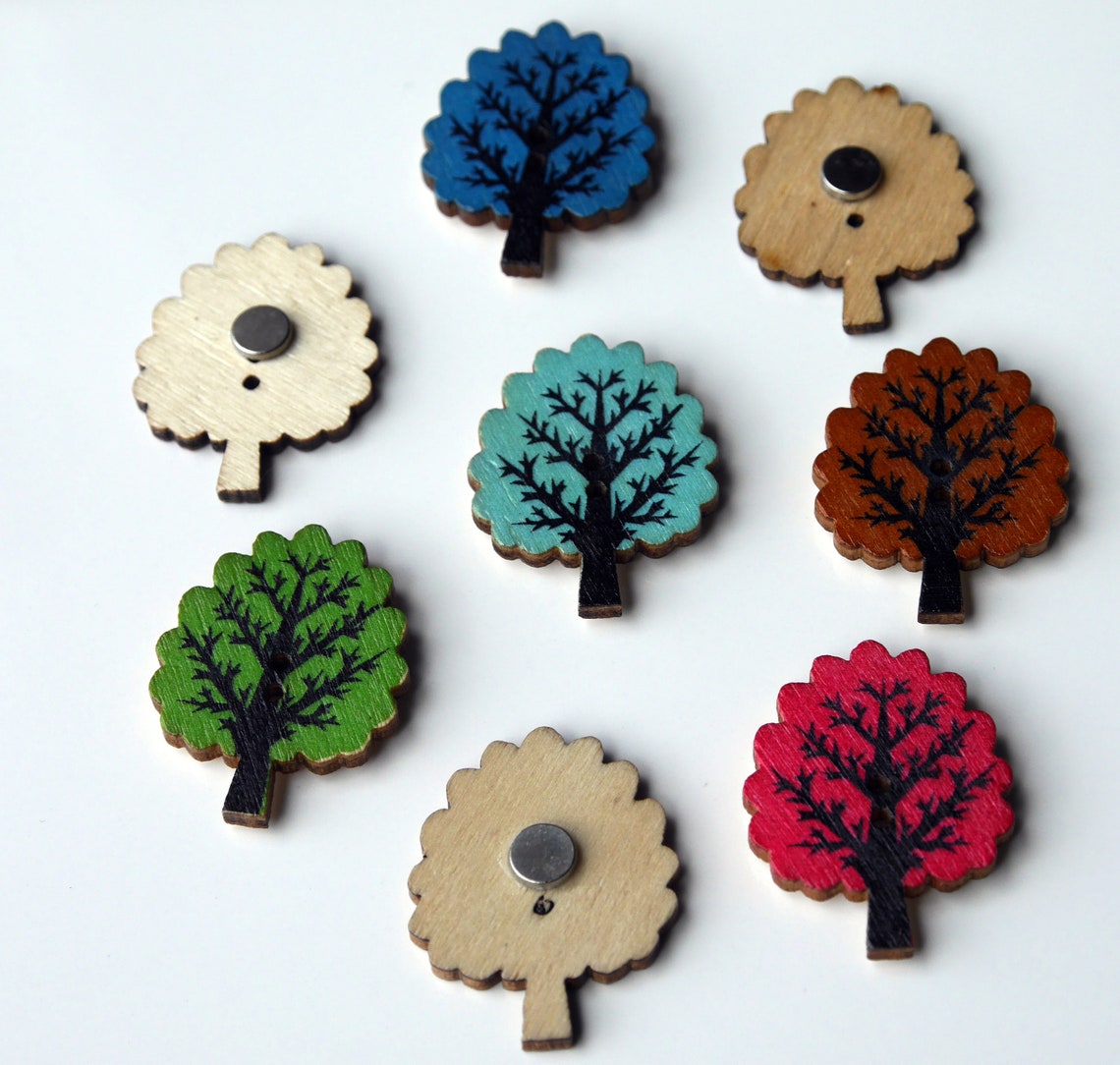 Tree Fridge Tree Home Decorations Tree Etsy