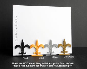 Large Fleur-de-lis Card Stands: French Wedding Seating Name Holder