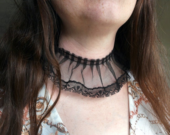 Frilly choker deals