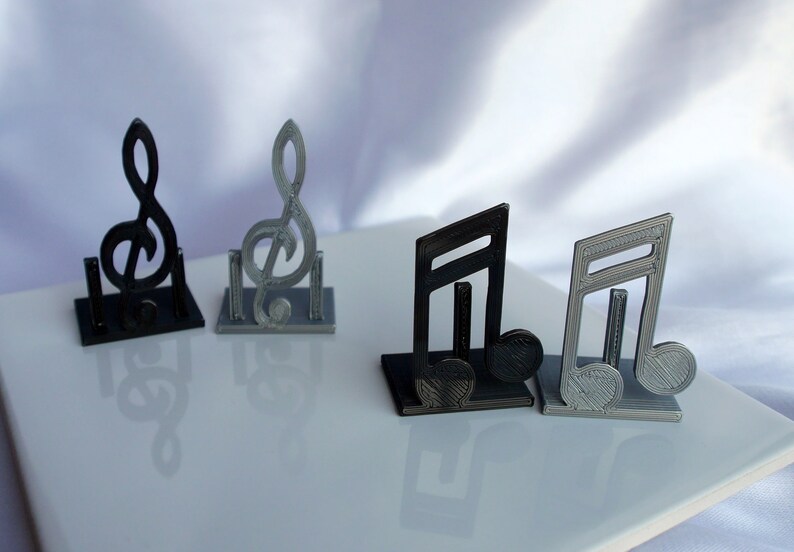 Music Note Wedding Place Holders Rose Gold Card Holders Etsy