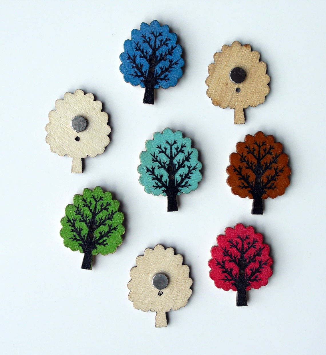 Tree Fridge Tree Home Decorations Tree Etsy