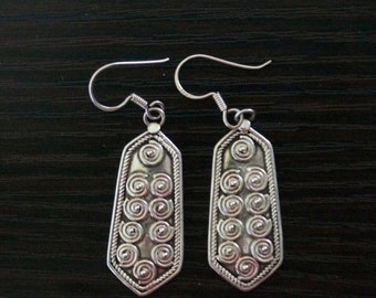 ON SALE Vibrant SILVER Earrings